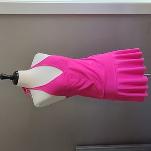 Hurley Women's Pink Short Halterneck Dress Swimsuit Cover Up Sz S